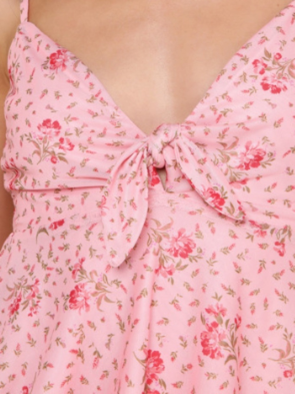 LULU's Sexy Romantic Chic Flirty Floral Date Night Out Peplum Cami Top - Picture 5 of 5